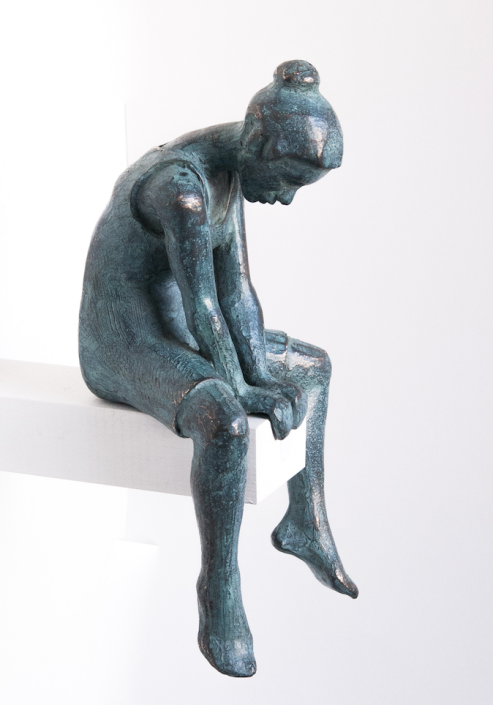Galerie Alex F., Eva Larsson, Don´t be afraid 1, Bronzeskulptur